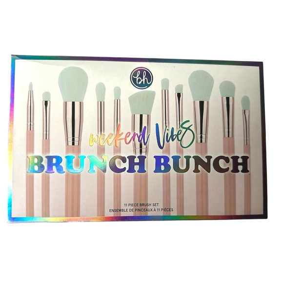 BH Cosmetics Weekend Vibes Brunch Bunch 11 Piece Full Size Makeup Brush Set -NIB - Picture 1 of 6